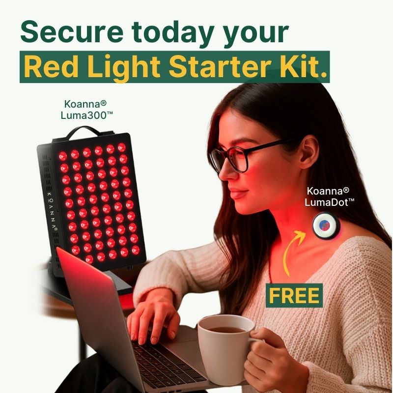Koanna® Luma300™ – Powerful, Compact Red Light Therapy Panel