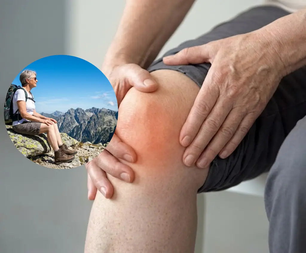 Painful knee compared with healthy knee