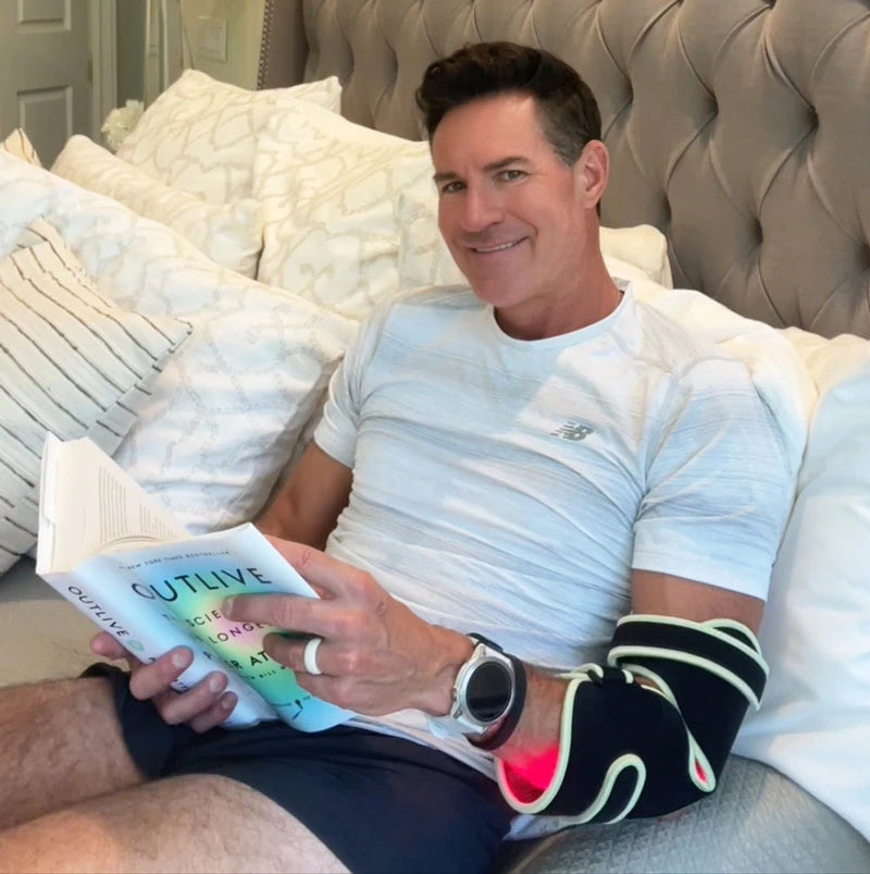 Red light bandage for knee pain
